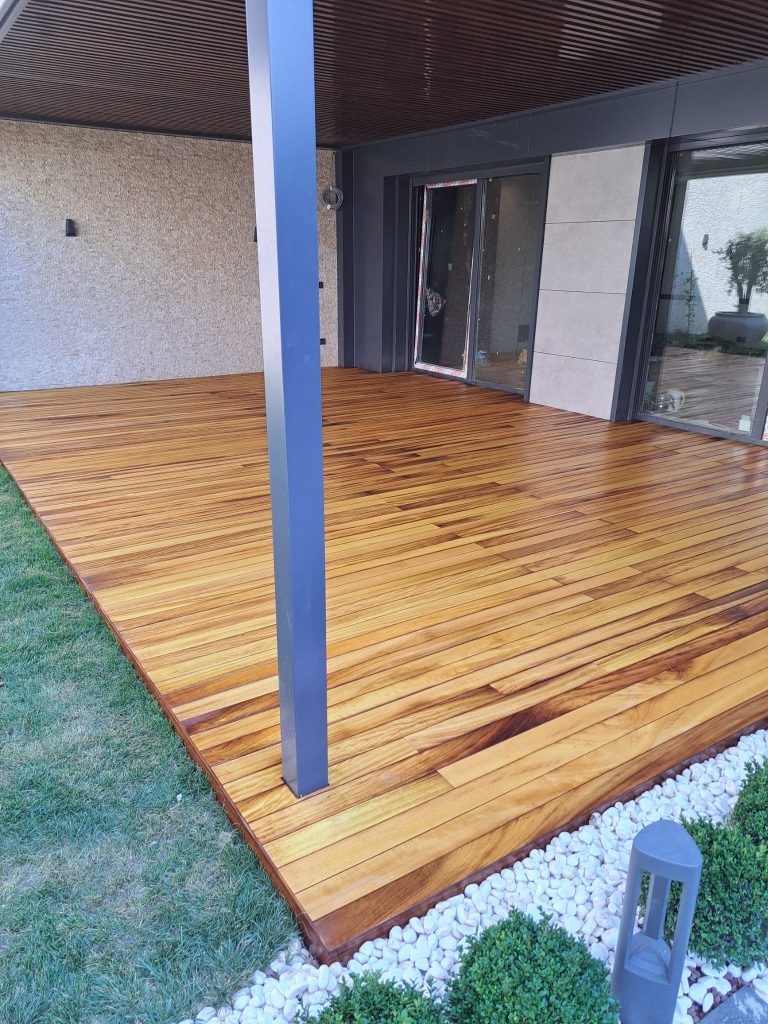 İroko Ahşap Deck Kaplama