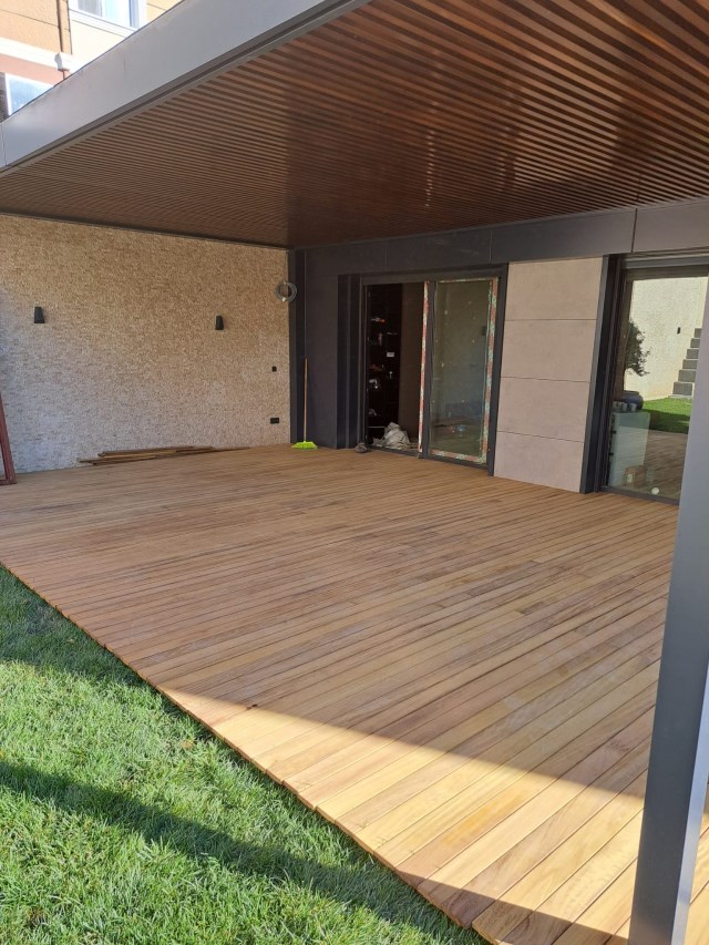 Doğal ahşap deck kaplama