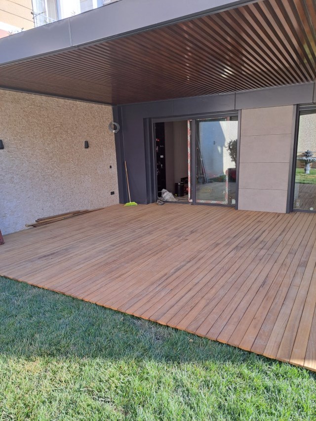İroko Ahşap Deck Kaplama, İroko deck döşeme